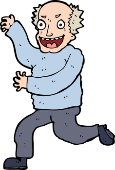 cartoon evil old man png