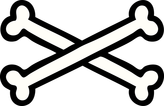 tattoo in traditional style of cross bones png
