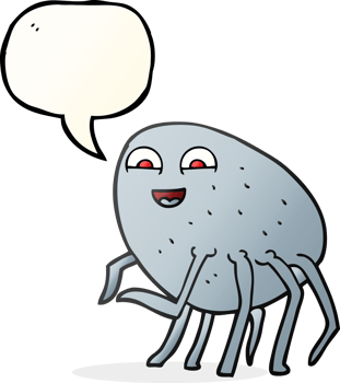 hand drawn speech bubble cartoon tick png