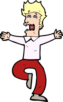 cartoon terrified man png