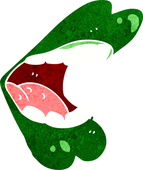 cartoon halloween mouth png
