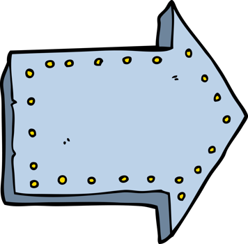 cartoon pointing arrow png