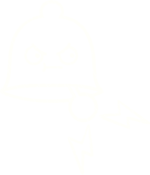 Ringing Bell Chalk Drawing png
