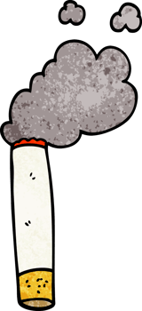 cartoon doodle cigarette png