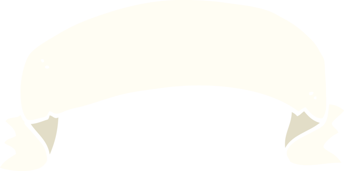 cartoon doodle scroll banner png