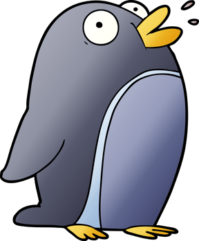 cartoon penguin drawing png