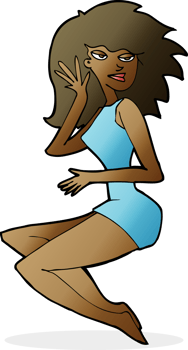 cartoon sexy woman png
