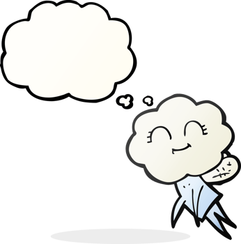 drawn thought bubble cartoon magical creature png