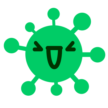 laughing virus drawing png