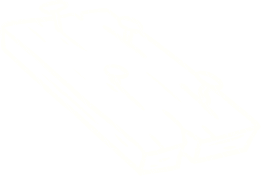 a white line drawing of a wooden table png