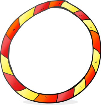 drawn cartoon hula hoop png