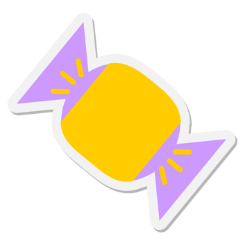 halloween candy sticker png