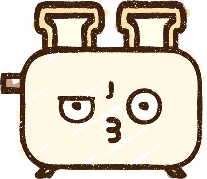 Toaster Chalk Drawing png