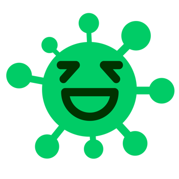 laughing virus drawing png