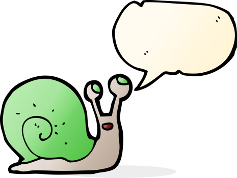 cartoon snail with speech bubble png