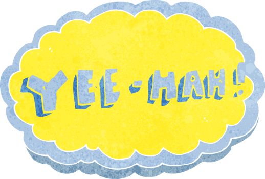 cartoon yeehah symbol png