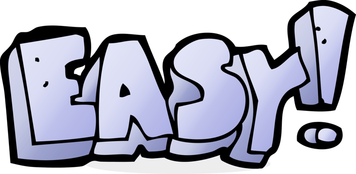 cartoon easy sign png