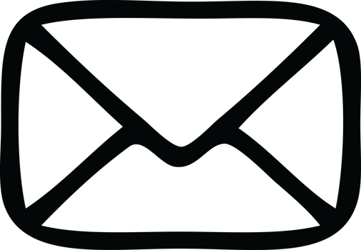 line drawing cartoon of a paper envelope png