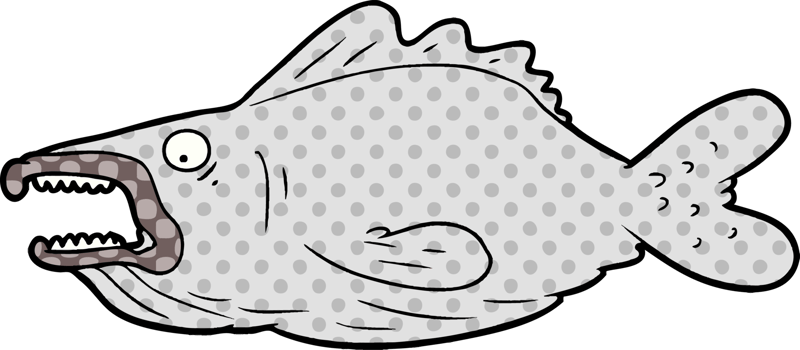 cartoon ugly fish png
