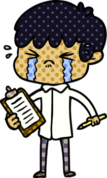 cartoon boy crying png