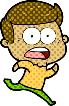 cartoon shocked man png
