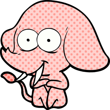 happy cartoon elephant png