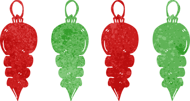 cartoon christmas decoration png