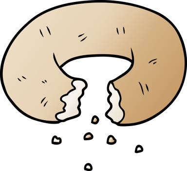 cartoon donut drawing png