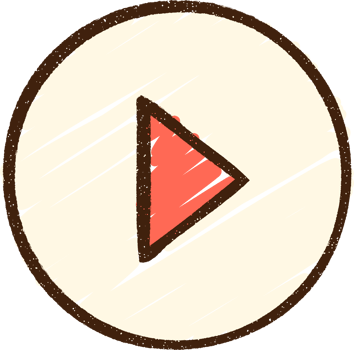 Play Symbol Chalk Drawing png