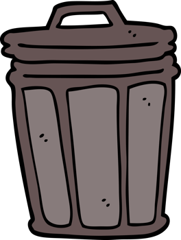 cartoon trash can png