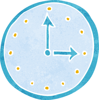 cartoon clock symbol png