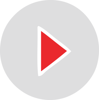 flat color retro cartoon of a play button png