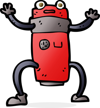cartoon robot drawing png