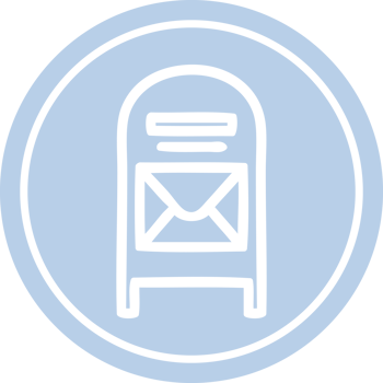 mail box circular icon symbol png