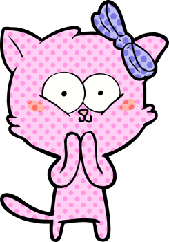 cartoon cat drawing png