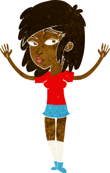 cartoon pretty girl png