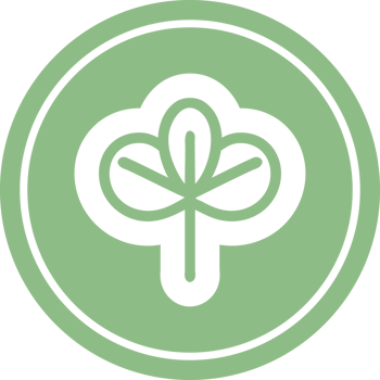 natural leaf circular icon symbol png
