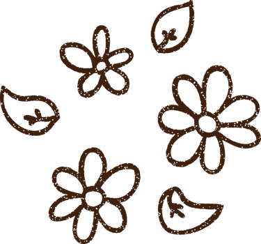 Flowers Charcoal Drawing png