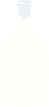 hand drawn quirky cartoon milk bottle png