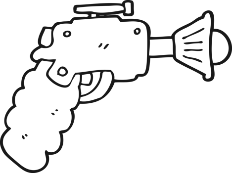 cartoon ray gun png