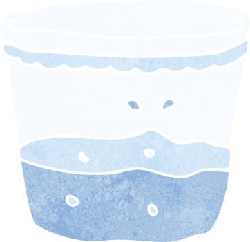 cartoon glass of water png