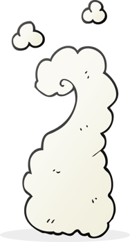 hand drawn cartoon puff of smoke png