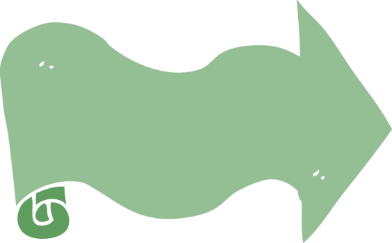 flat color style cartoon arrow png
