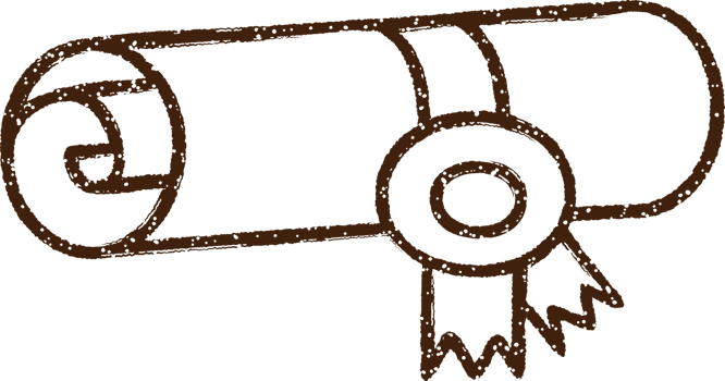 Sealed Scroll Charcoal Drawing png