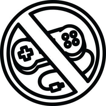 no gaming icon symbol png