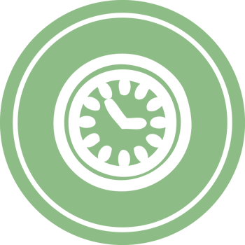 wall clock circular icon symbol png