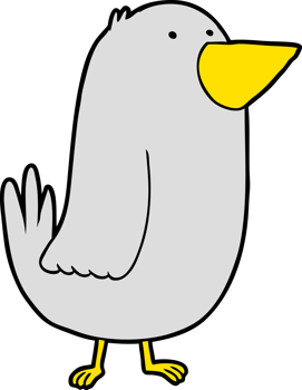 cartoon bird drawing png