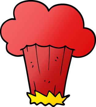 cartoon doodle boom png