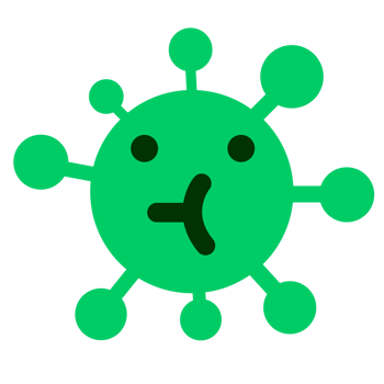 simple virus drawing png