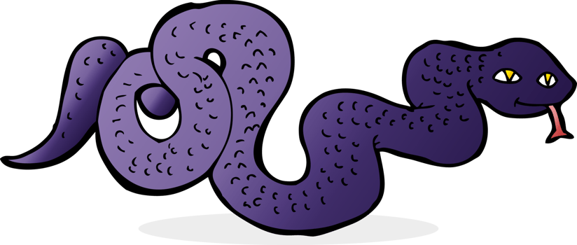 cartoon snake drawing png